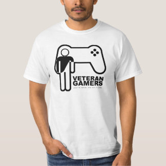 Camiseta T-shirt do branco de VeteranGamers