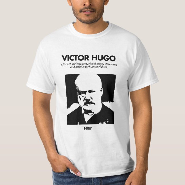 Camiseta T-shirt do branco de Victor Hugo (Frente)