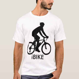 Camiseta t-shirt do branco do iBIKE