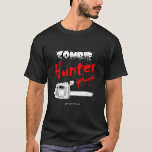 CAMISETA T-SHIRT DO CAÇADOR DO ZOMBI