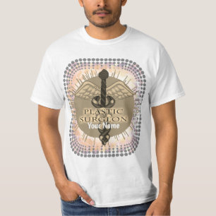 Camiseta T-shirt do Caduceus do cirurgião plástico