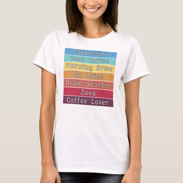 Camiseta T-Shirt do Café Lover (Frente)