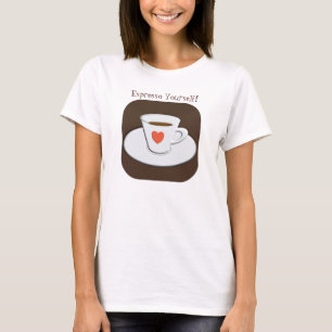 Camiseta T-shirt do café você mesmo