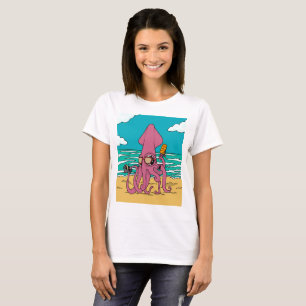 Camiseta T-shirt do calamar de Bro