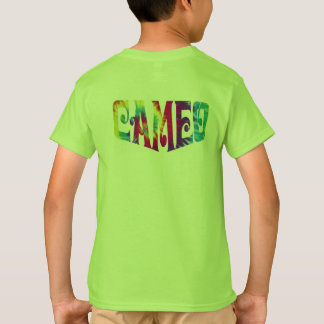 Camiseta T-shirt do cameo dos miúdos com logotipo da