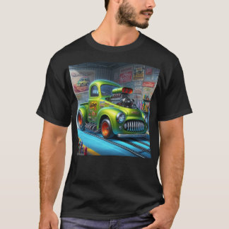 Camiseta T-Shirt do caminhão de Dragster Clássico Personali