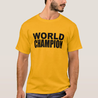 Camiseta T-shirt do campeão do mundo