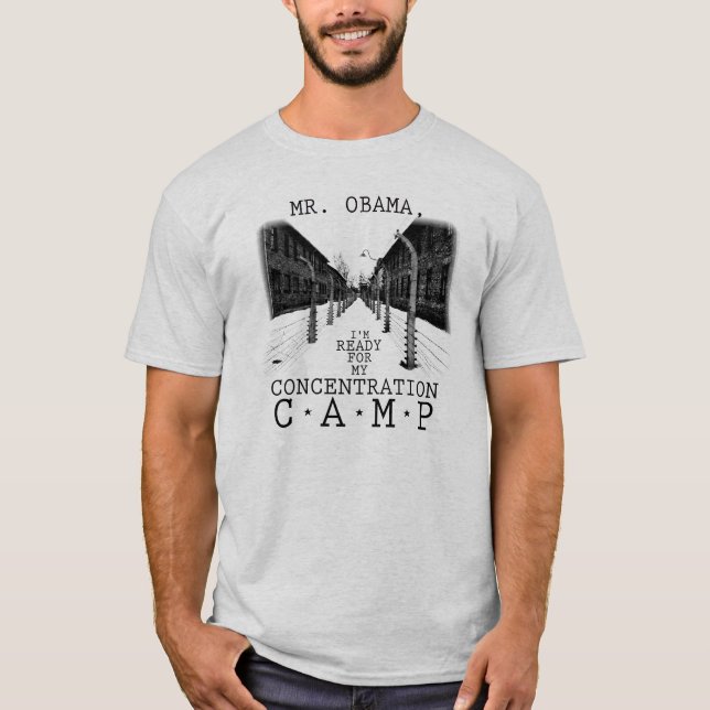 Camiseta T-shirt do campo de concentração (Frente)