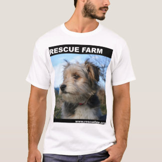 Camiseta T-shirt do cão da fazenda do salvamento