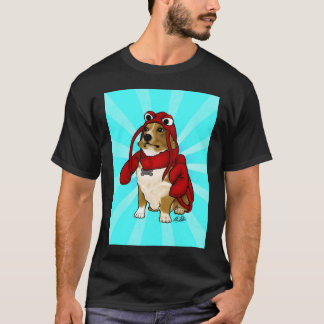 Camiseta T-shirt do cão da lagosta