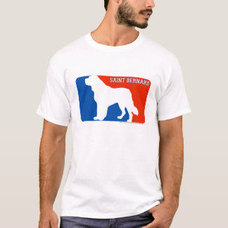 Camiseta T-shirt do cão da liga principal de St Bernard