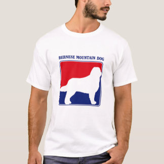 Camiseta T-shirt do cão de montanha de Bernese da liga