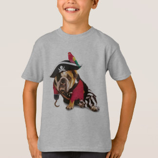 Camiseta T-shirt do cão do pirata