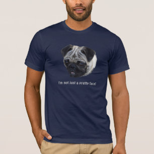Camiseta T-shirt do cão do Pug