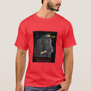Camiseta T-shirt do cão: O SPANIEL Dia-Lewis lá será Gru