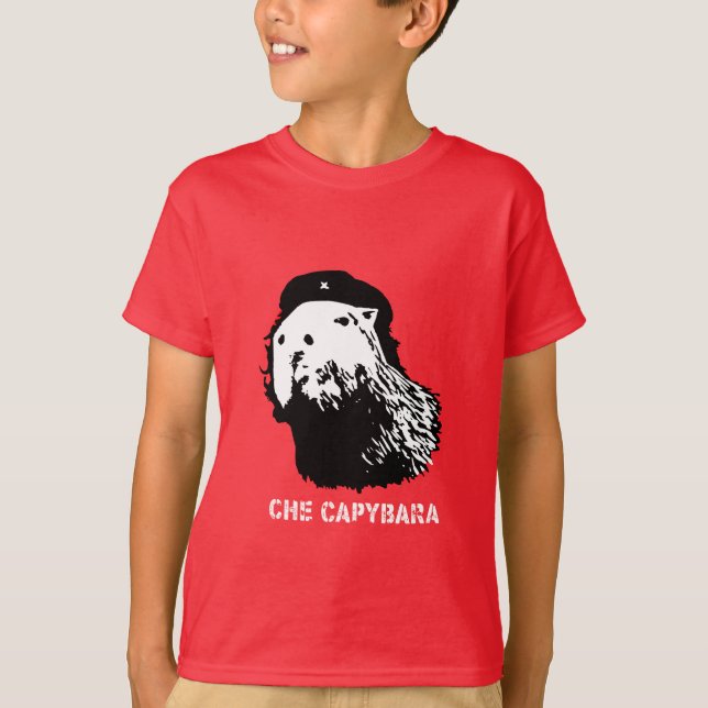 Camiseta T-shirt do Capybara de Che (Frente)