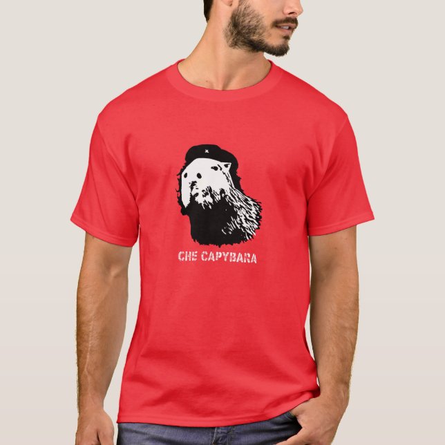 Camiseta T-shirt do Capybara de Che (Frente)