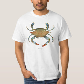 Camiseta T-shirt do caranguejo azul