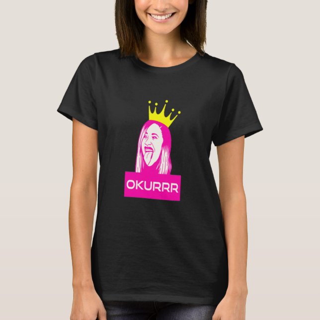Camiseta t-shirt do cardi b do okurrr (Frente)