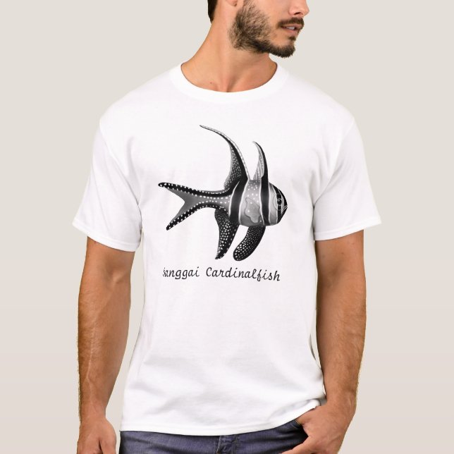 Camiseta T-shirt do Cardinalfish de Banggai do recife de (Frente)