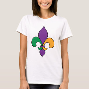 Camiseta T-shirt do carnaval da flor de lis