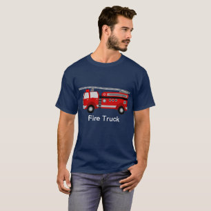 Camiseta T-shirt do carro de bombeiros