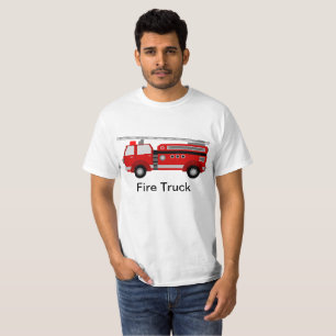 Camiseta T-shirt do carro de bombeiros