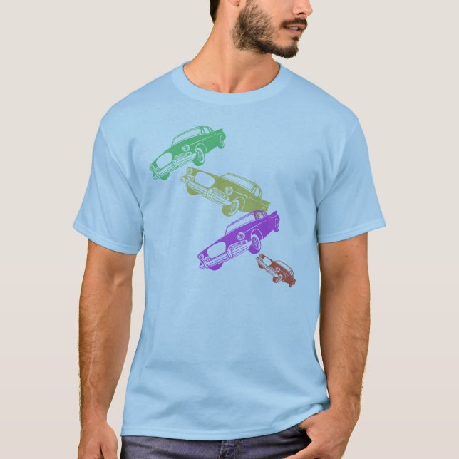 Camiseta T-shirt do carro do cadillac (Frente)