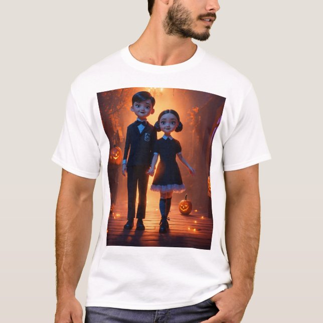 Camiseta T-shirt do casal (Frente)