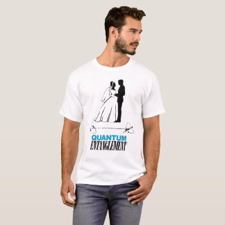 Camiseta T-shirt do casamento da complicação do quantum