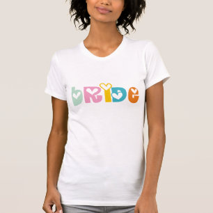 Camiseta T-shirt do casamento da noiva