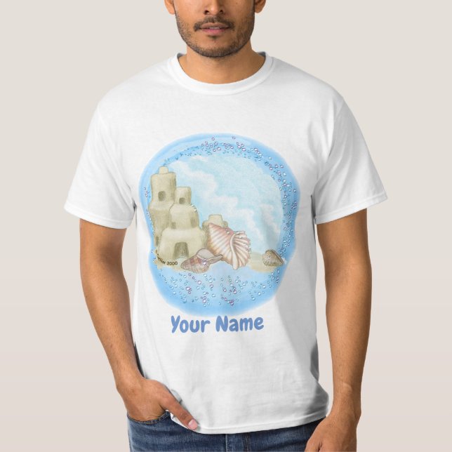 Camiseta T-shirt do Castelo de Areia (Frente)