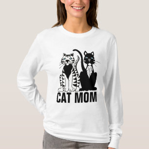 CAMISETA T-SHIRT DO CAT DAS SENHORAS DA MAMÃ DO CAT