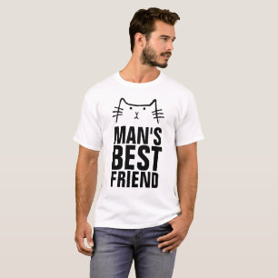 Camiseta T-shirt do CAT do MELHOR AMIGO do HOMEM