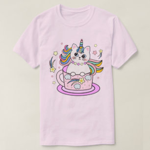 Camiseta T-Shirt do Cat Unicorn