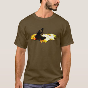 Camiseta T-shirt do cavaleiro do fogo