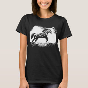 Camiseta T-shirt do cavalo de Ornated