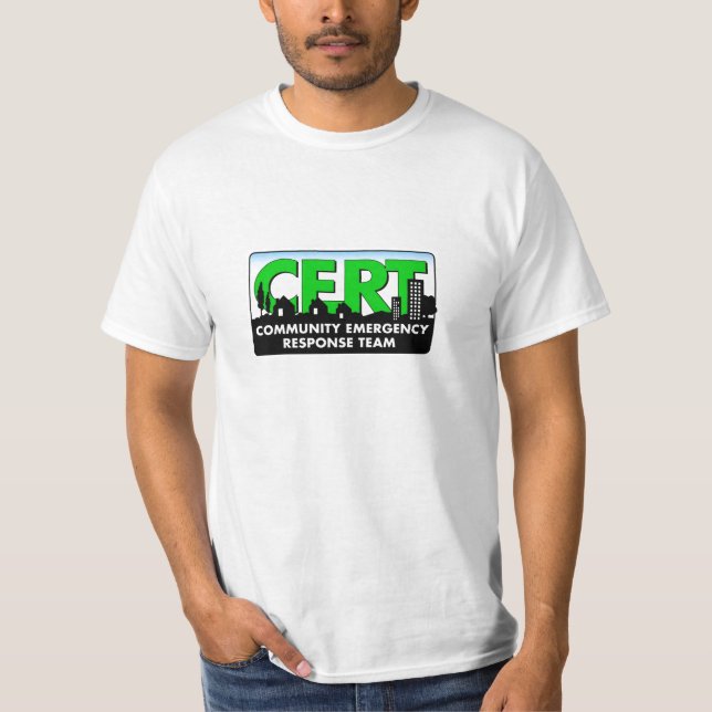 Camiseta T-shirt do CERT (equipe da resposta de emergencia (Frente)