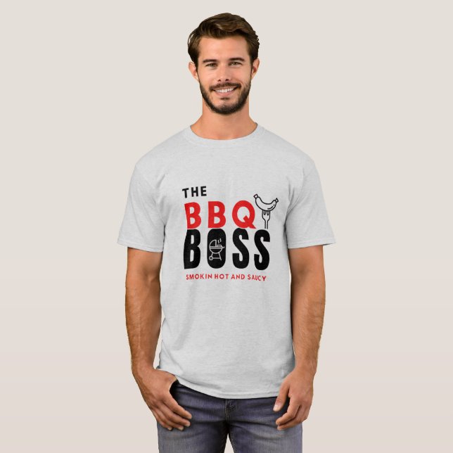 Camiseta T-Shirt do Chefe do CHURRASCO (Frente Completa)