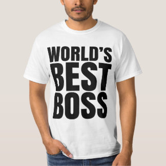Camiseta T-shirt do CHEFE do MUNDO o MELHOR
