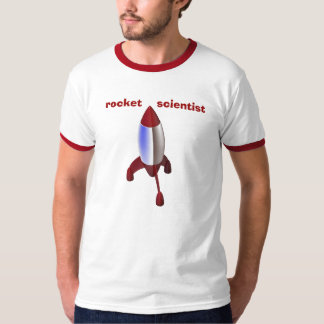 Camiseta T-shirt do cientista de Rocket para apresentar seu