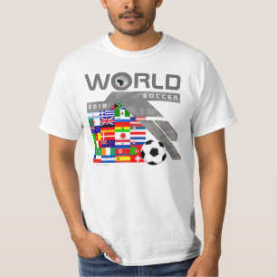 Camiseta T-shirt do cinza da bandeira da equipe do futebol