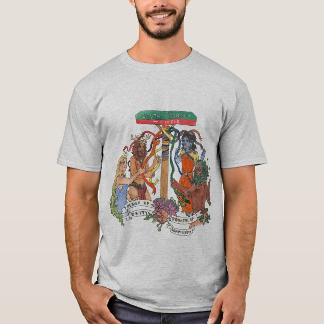 Camiseta T-Shirt do Círculo Sul da Rua (Frente)