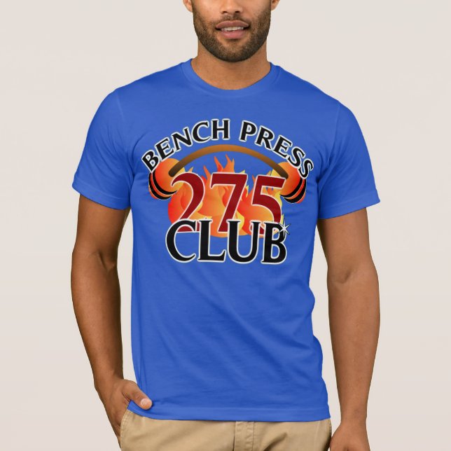 Camiseta T-shirt do clube da imprensa de banco 275 (Frente)