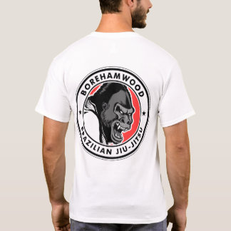 Camiseta T-shirt do clube de Borehamwood BJJ (branco)