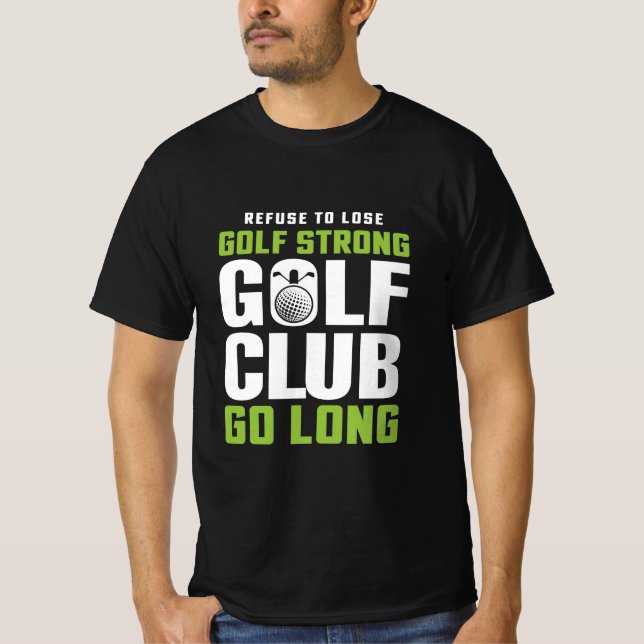 Camiseta T-shirt do clube de golfe forte (Frente)
