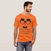 T-shirt do clube de Groucho Marx - vidros de