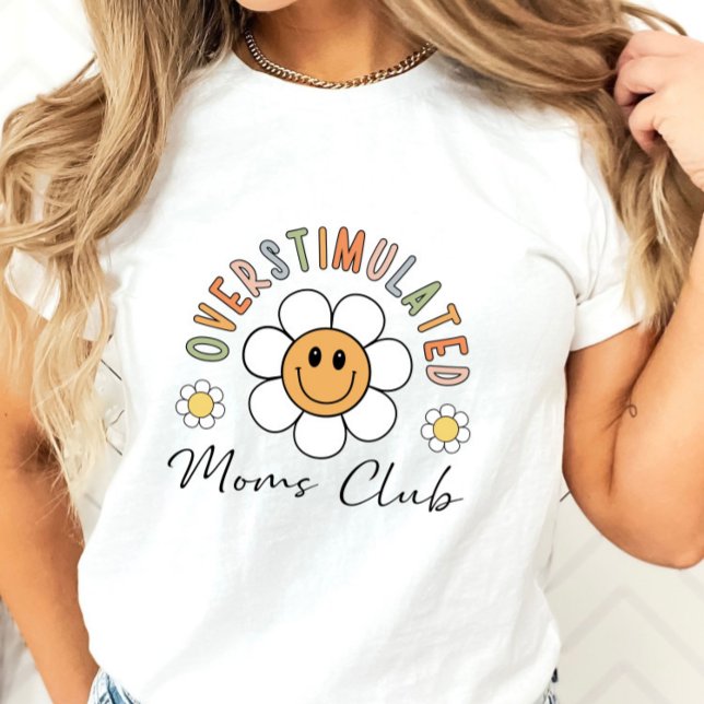 Camiseta T-Shirt do Clube de Mães com estimulação cruzada (Criador carregado)