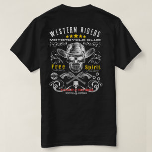 Camiseta T-Shirt do Clube de Motociclismo de Duas Rochas