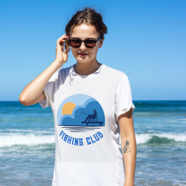 Camiseta T-Shirt do Clube de Pesca do Céu Azul